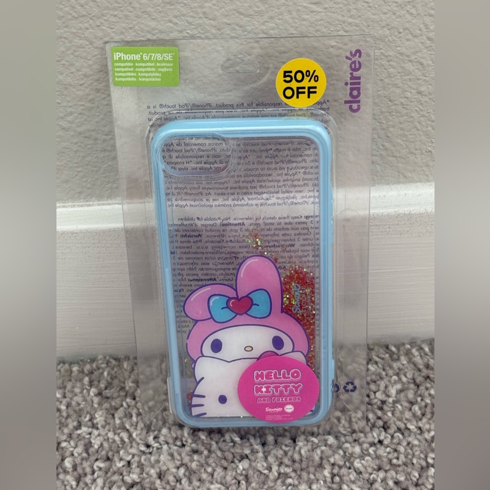 Hello Kitty iPhone Case fit for 6 , 7 , 8 and SE